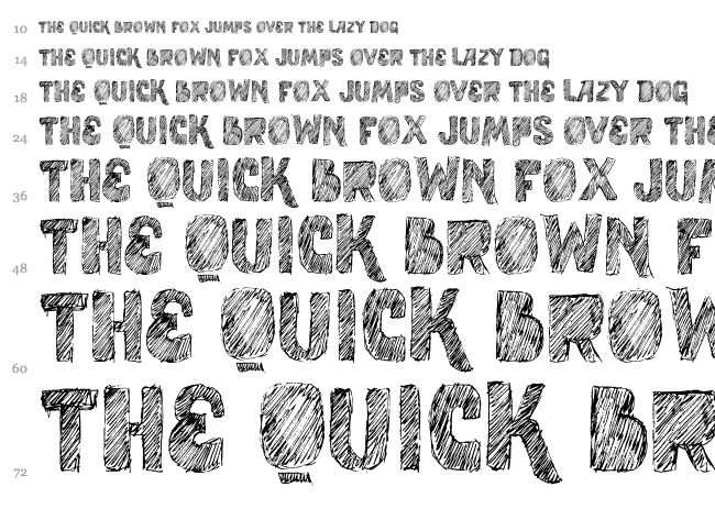 Vtks Study font waterfall